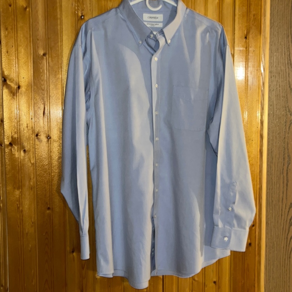 Cremieux button-down shirt in perfect condition 100% Pima Cotton size 18/35